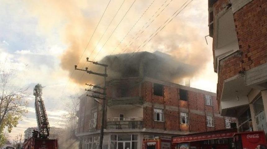 Çarşamba’da Yangın Paniği