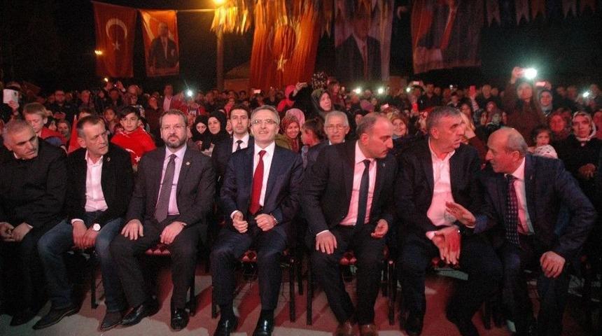 Bakan Ağbal Sakarya&rsquo;da A&ccedil;ık Hava Mitingine Katıldı