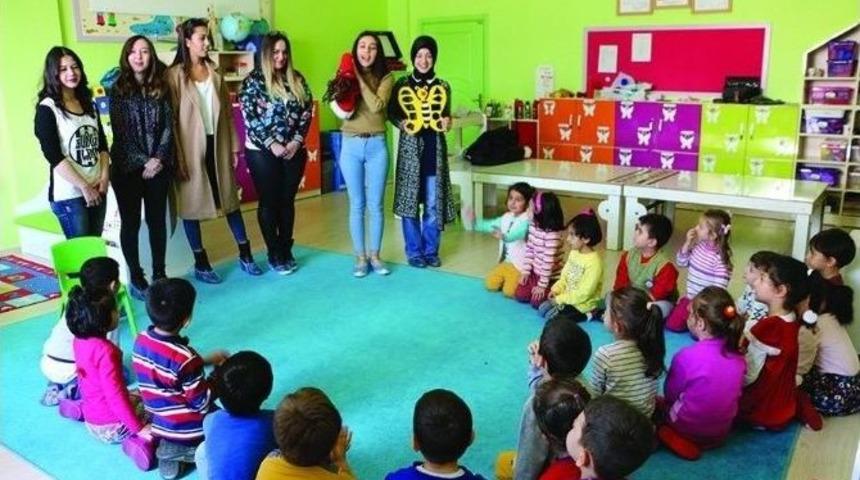 Kto Karatay &Uuml;niversitesi &Ccedil;ocuk Gelişimi &Ouml;ğrencileri, Miniklerle Buluştu