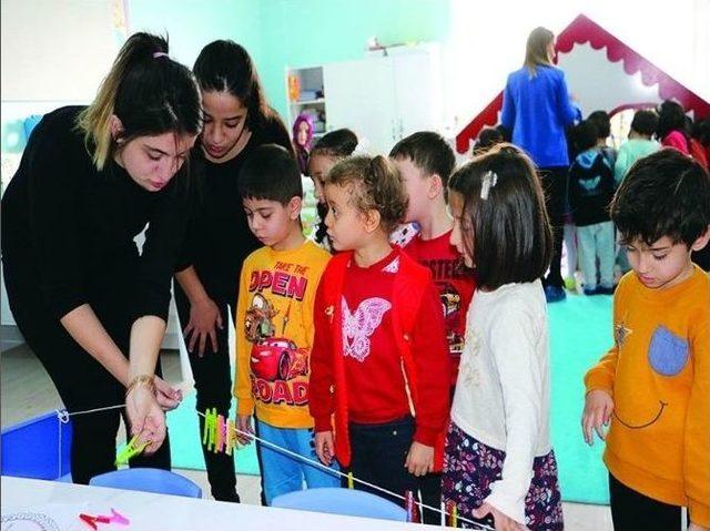 Kto Karatay Üniversitesi Çocuk Gelişimi Öğrencileri, Miniklerle Buluştu