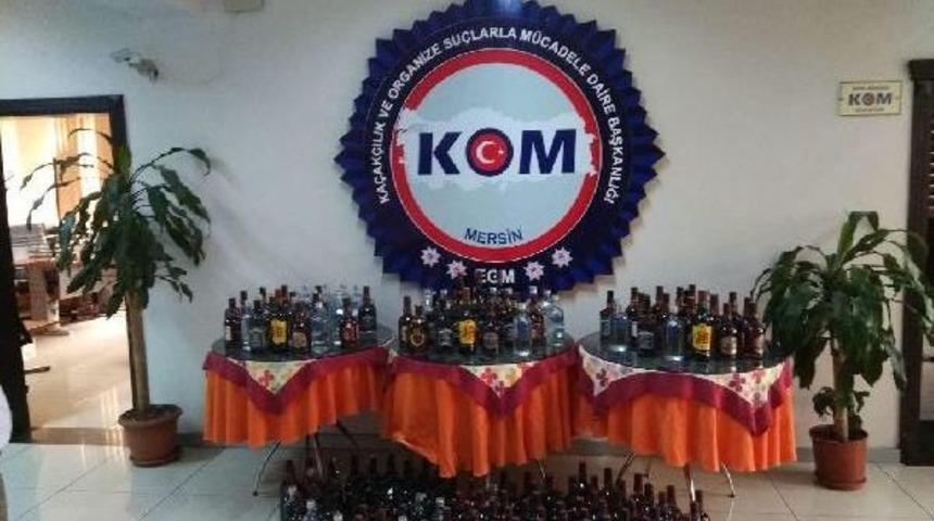 Mersin'de Sahte I&ccedil;ki &Uuml;retimine 15 Tutuklama