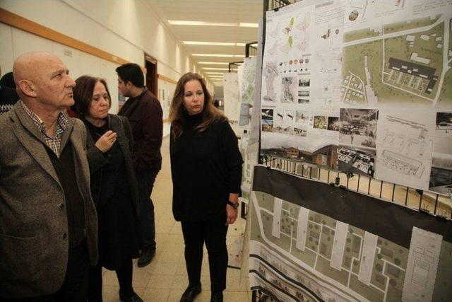 Mimarlık &Ouml;ğrencileri Başkan Altınok &Ouml;z&rsquo;e Kartal İ&ccedil;in Hazırladıkları Projeleri Sundu 1