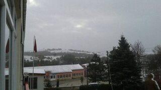 Trakya’ya İlk Kar Düştü