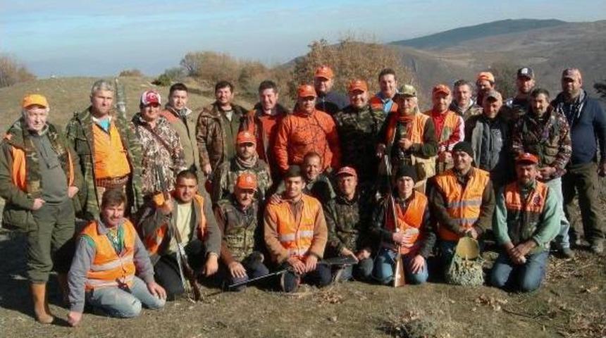 Eskişehir'de Domuz S&uuml;rek Avı