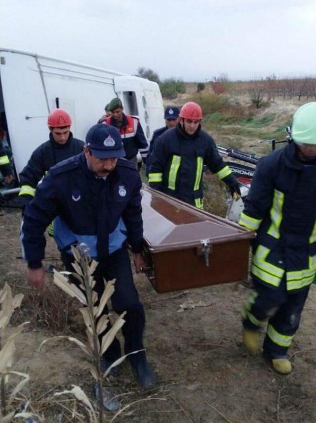 Honaz'da Midibüs Devrildi: 2 Ölü, 19 Yaralı (2) - Yeniden