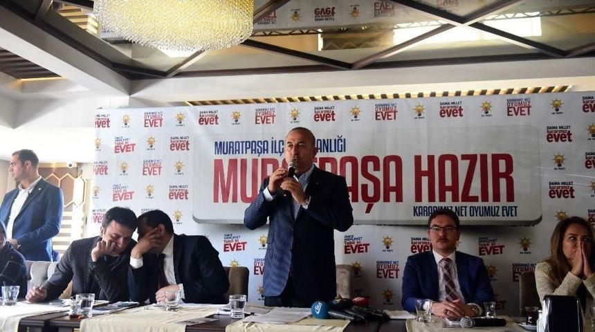 &Ccedil;avuşoğlu: "sistematik Bir Engelleme"