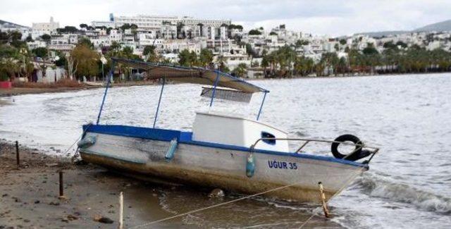 Bodrum'da Lodos Etkili Oldu