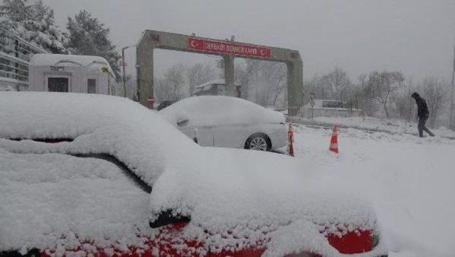 Kırklareli'de Kar Yağışı Başladı (2)