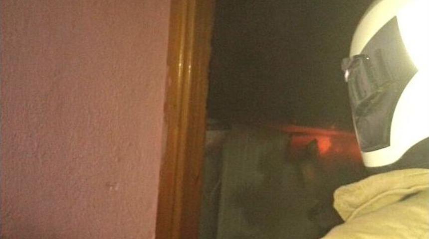 Burhaniye&rsquo;de &Ccedil;amaşır Makinesi Evi Yakıyordu