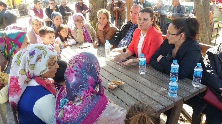 Milletvekili H&uuml;rriyet Kandıra&rsquo;nın K&ouml;ylerini Ziyaret Etti