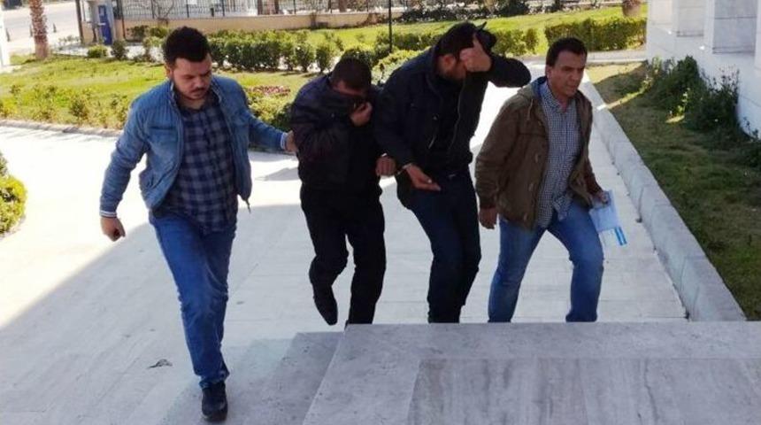 Milas&rsquo;ta Su&ccedil;&uuml;st&uuml; Yakalanan Mazot Hırsızları Tutuklandı