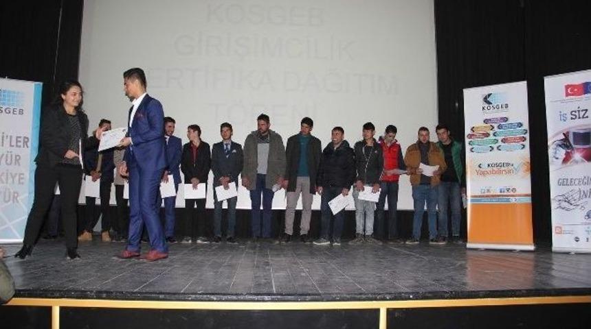 Gazaltı Kaynak&ccedil;ılığı Kursiyerlerine Girişimcilik Eğitimi Verildi