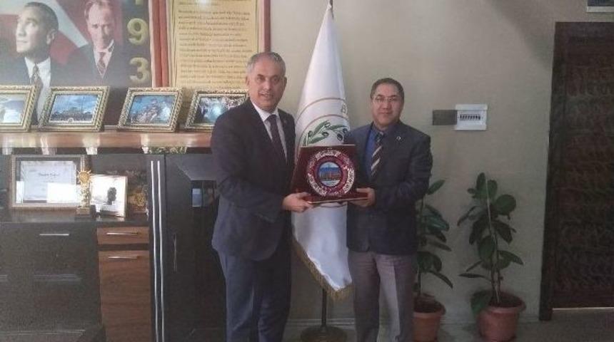 Bilecik Ptt Başm&uuml;d&uuml;r&uuml; Bozkurt&rsquo;tan Başkan Yaman&rsquo;a Ziyaret