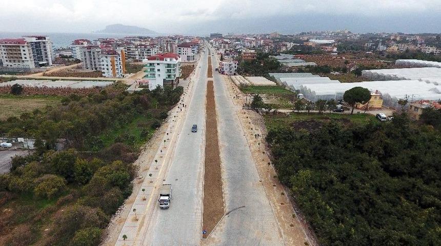 Alanya Ketsel&rsquo;de Parke Ve Kaldırım &Ccedil;alışması