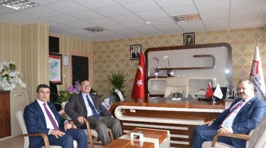Ak Parti Milletvekili Delig&ouml;z, Asp İl M&uuml;d&uuml;rl&uuml;ğ&uuml;&rsquo;n&uuml; Ziyaret Etti