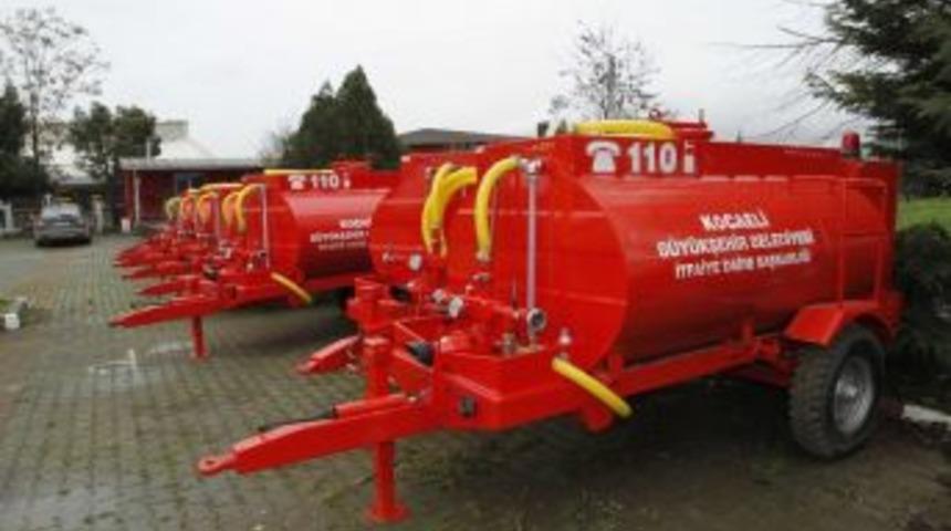 Kocaeli Genelinde 12 K&ouml;ye Seyyar Yangın Tankeri Dağıtılacak