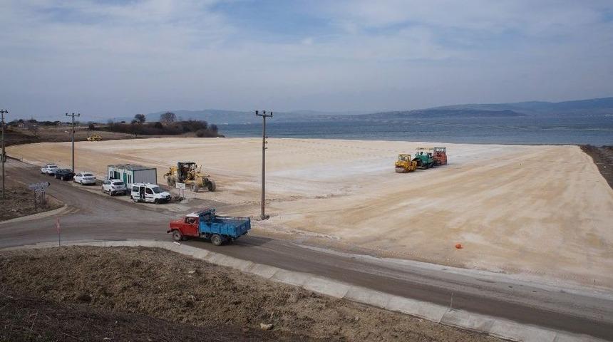 1915 &Ccedil;anakkale K&ouml;pr&uuml;s&uuml; Temel Atma Alanında Hazırlıklar S&uuml;r&uuml;yor