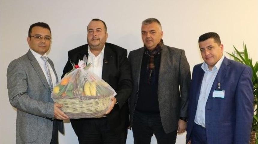 Akhisar Pazarcılar Odası&rsquo;ndan Başkan Erg&uuml;n&rsquo;e Ziyaret