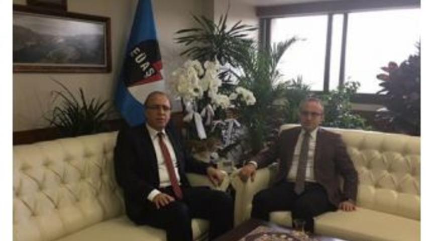 Turan&rsquo;dan E&uuml;aş Genel M&uuml;d&uuml;r&uuml; Şatıroğlu&rsquo;na Ziyaret