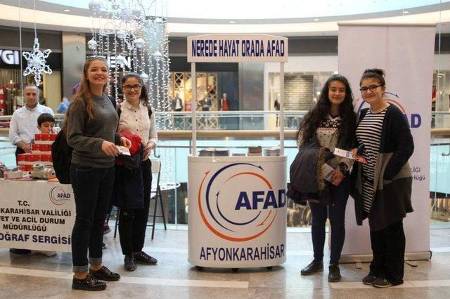 Afad, Park Afyon Avm’de Stant Açtı