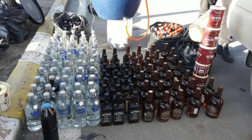 Sahte İ&ccedil;ki İmalathanesi Ortaya &Ccedil;ıkarıldı