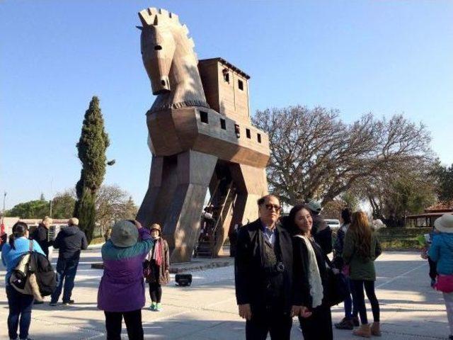 Çinli Turistlerden De '2018 Troia Yılı Olsun' Çağrısı