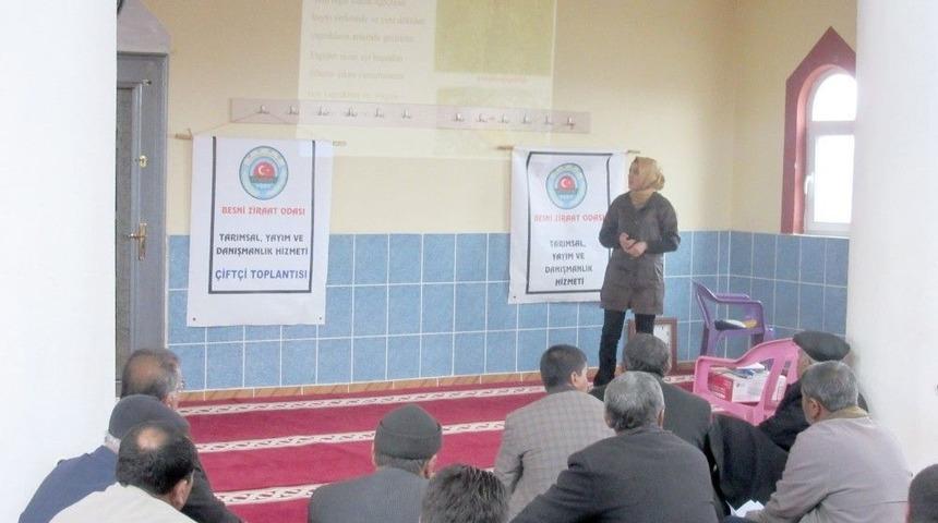 Besni Ziraat Odası Tarafından Eğitim Seminerleri Düzenlendi