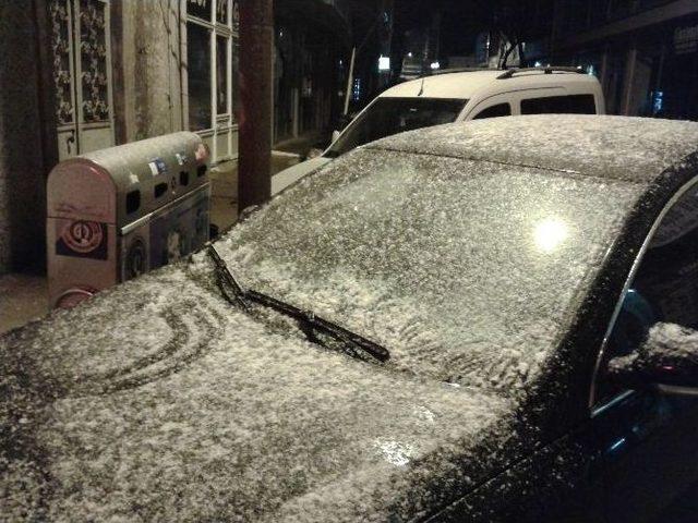 Tekirdağ’da Kar Yağışı Başladı