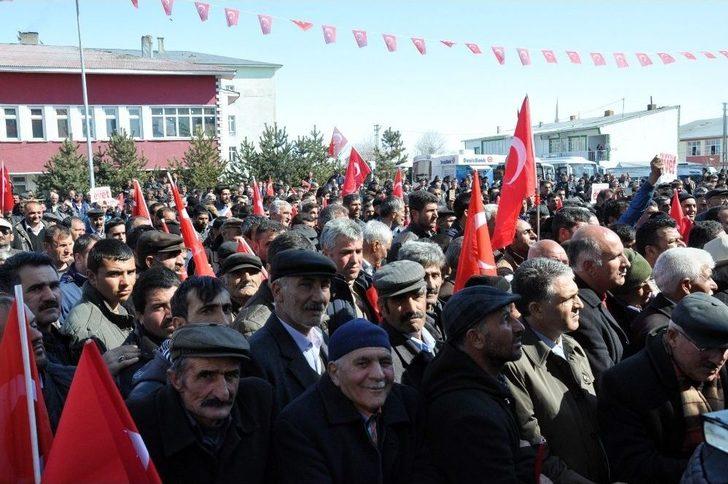 Bakan Arslan, Selim’de Bayraklar Ve Evetlerle Karşılandı G5