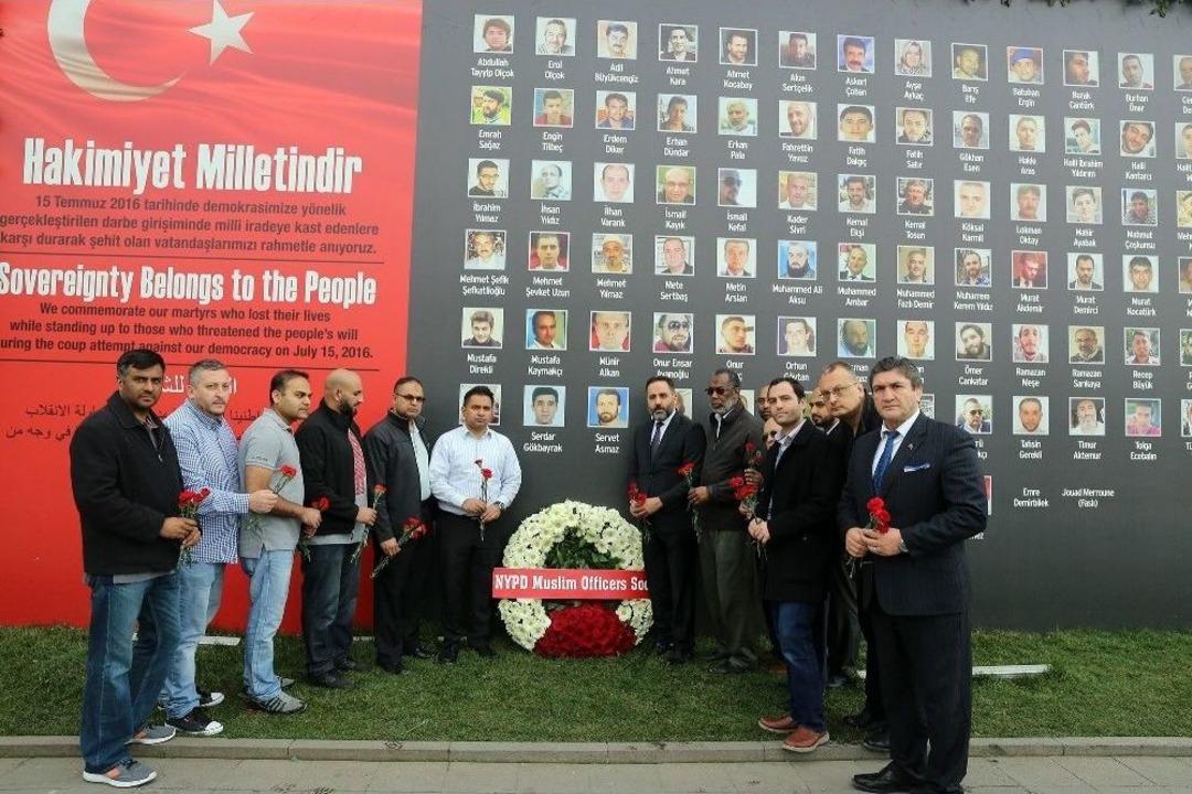 New York&rsquo;taki M&uuml;sl&uuml;man Polislerden İstanbul B&uuml;y&uuml;kşehire Taziye Ziyareti