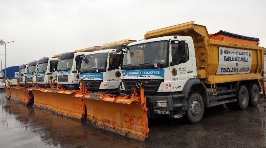 Yenimahalle&rsquo;de Kar N&ouml;beti Başladı