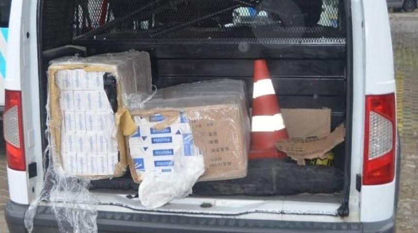 Manisa&rsquo;da Bin 400 Paket Ka&ccedil;ak Sigara Ele Ge&ccedil;irildi