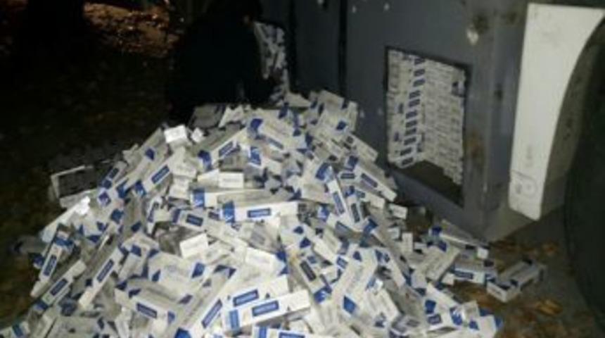 Yakıt Deposuna Gizli 25 Bin 930 Paket Kaçak Sigara Yakalandı