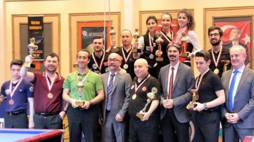 T&uuml;rkiye Bilardo Şampiyonası Serik&rsquo;Te Yapılıyor
