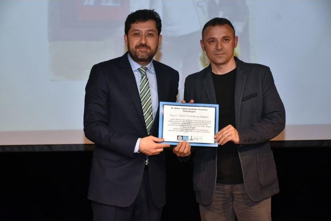 22&rsquo;nci Nehar T&uuml;blek Karikat&uuml;r Yarışması&rsquo;nda &Ouml;d&uuml;ller Sahiplerini Buldu