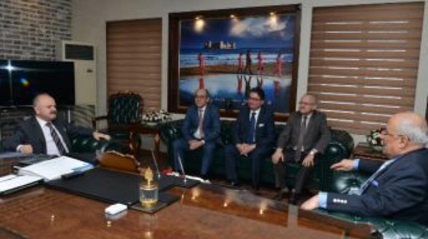 Başkan Kocamaz, Vali &Ccedil;akacak&rsquo;a Kentsel Tasarım Projesini Anlattı