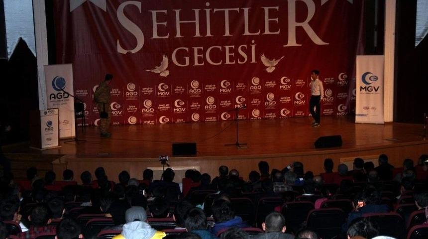 Agd&rsquo;den &lsquo;şehitler Gecesi&rsquo; Programı