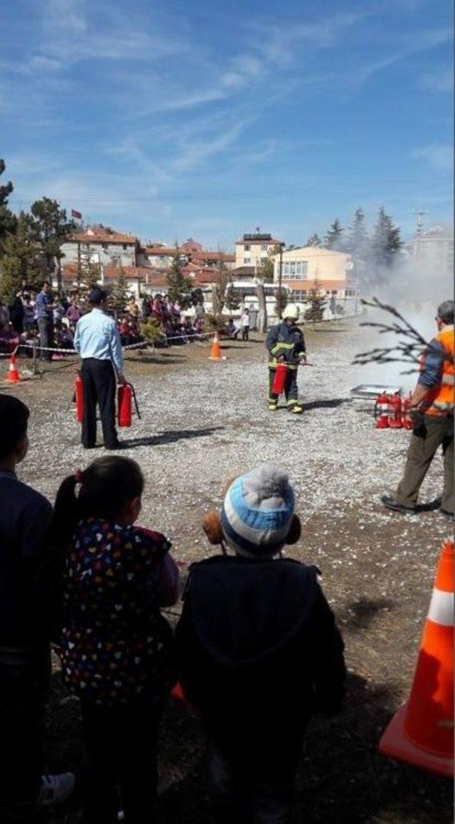 Kırka’da Yangın Eğitimi Ve Tatbikatı Yapıldı