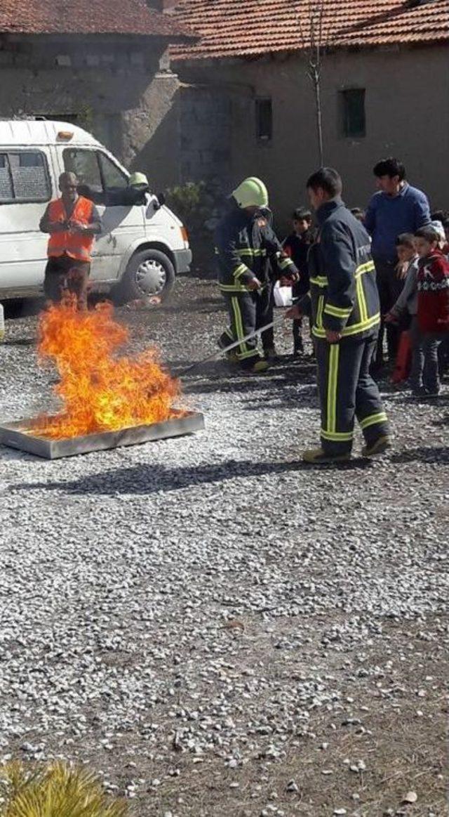 Kırka’da Yangın Eğitimi Ve Tatbikatı Yapıldı