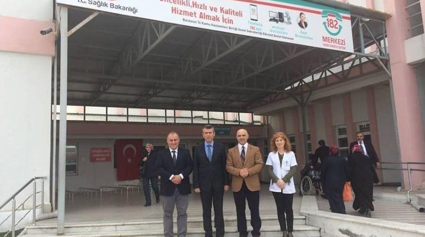 Kaymakam Sırmalı&rsquo;dan Başhekim Şahin&rsquo;e Hayırlı Olsun Ziyareti