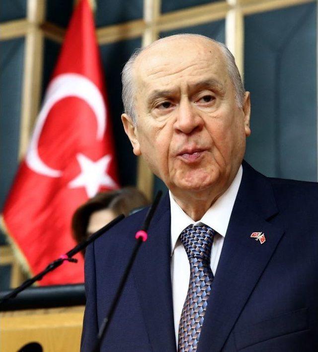 Devlet Bahçeli Partisinin Grup Toplantısında Konuşuyor