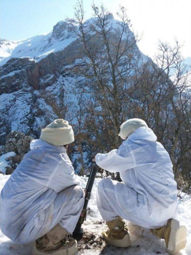 Erzincan’da Pkk’nın Sığınak Ve Mağaraları İmha Edildi