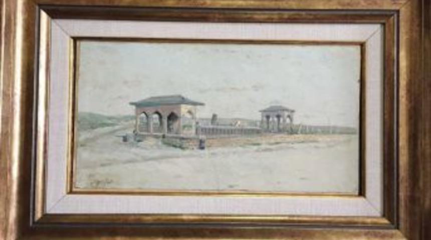 &lsquo;edirne Hacılar Ezanı Yolu&rsquo; İsimli Yağlı Boya Resim Edirne&rsquo;ye Kazandırıldı