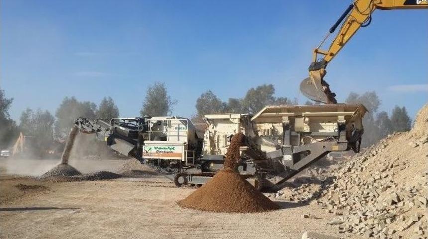 Manavgat Asfalt Şantiyesinde Geri D&ouml;n&uuml;ş&uuml;m Başladı