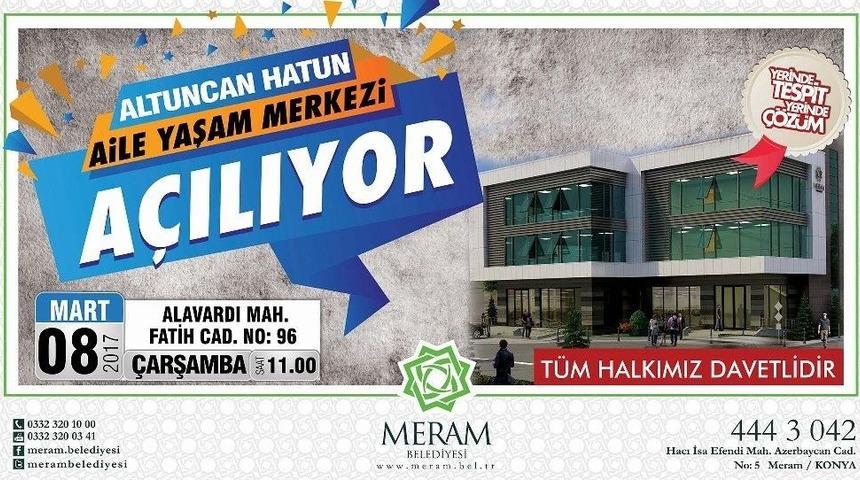 Kadınlar G&uuml;n&uuml;&rsquo;nde Meram&rsquo;da Anlamlı A&ccedil;ılış