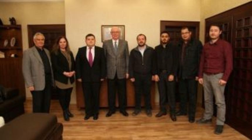 Başkan Kurt Jeofizik&ccedil;ilerle G&ouml;r&uuml;şt&uuml;