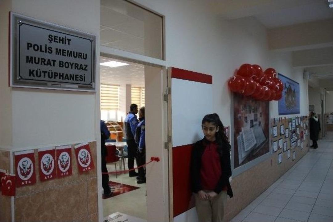 Şehit Murat Boyraz&rsquo;ın İsmi Bu K&uuml;t&uuml;phanede Yaşayacak