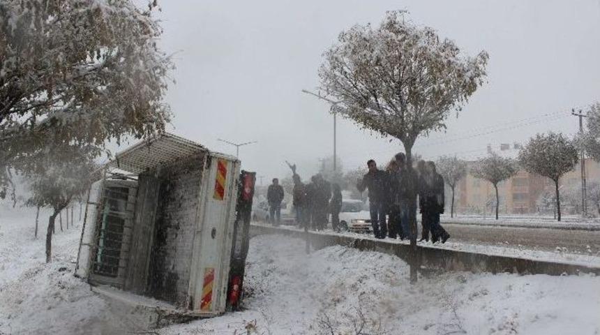 Muş&rsquo;ta Kar Yağışı