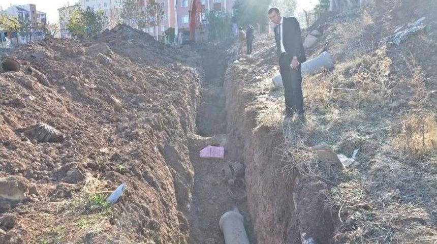 Toki Konutları Kanalizasyonunda Bakım Onarım &Ccedil;alışması Tamamlandı