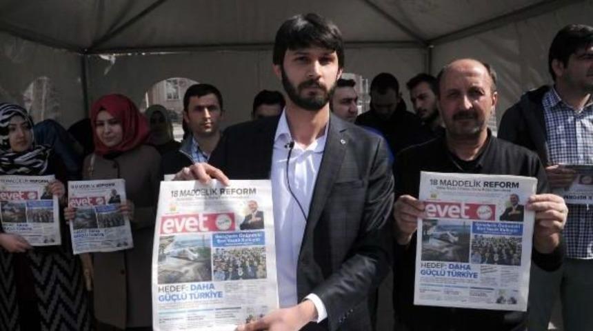 Ak Partili Gen&ccedil;lerden Kılı&ccedil;daroğlu'na 'evet' Gazetesi